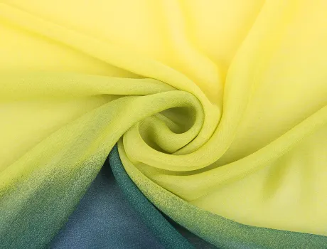 Allegra K- Long Chiffon Gradient Color Wrap Scarf