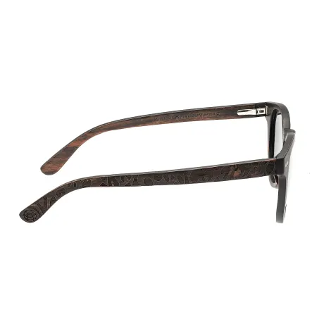 Earth Wood - Copacabana Polarized Sunglasses - Espresso/Black