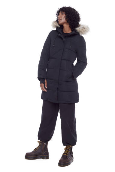 Alpine North Women's - AULAVIK | Vegan Down Recycled Mid-length Hooded Parka Coat