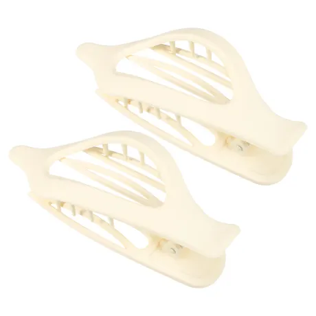 Allegra K - Barrettes à cheveux avec griffes en plastique, 2 pièces