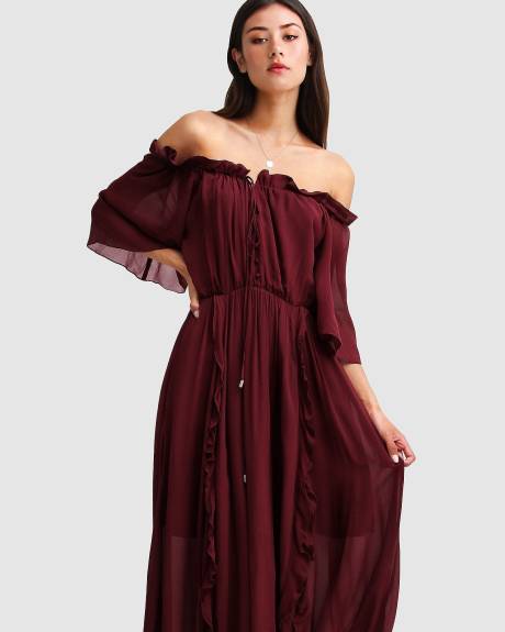 Belle & Bloom Amour amour robe mi-longue