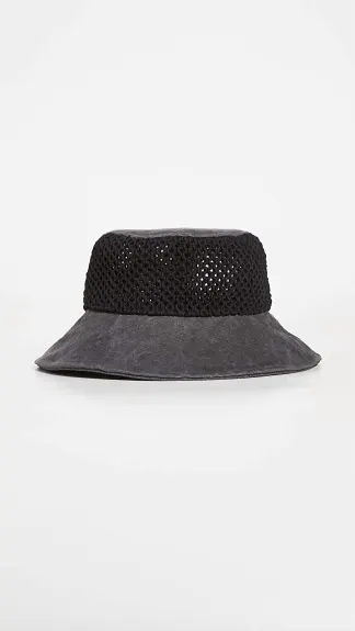 Rag & Bone Nando Netting Canvas Bucket Hat