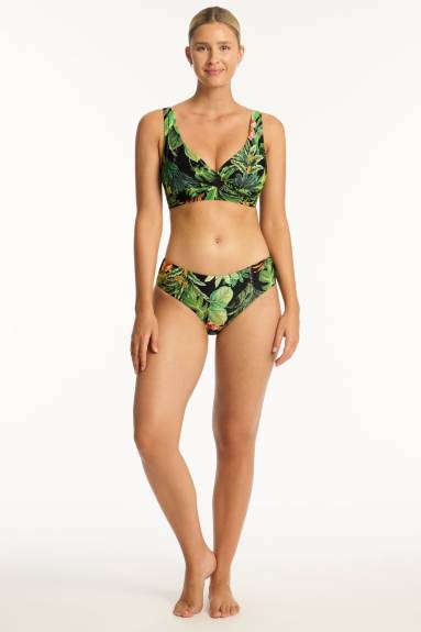 Sea Level Swim  Lotus Mid Bikini Swim Pant