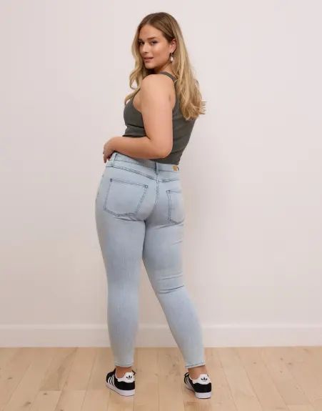 Yoga Jeans- Coupe Étroite Taille Haute