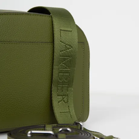 Lambert - Le Kayla - Sac à main bandoulière en cuir vegan olive