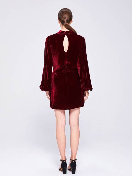 THE 28TH ROSE - Mini-robe en velours Wanda