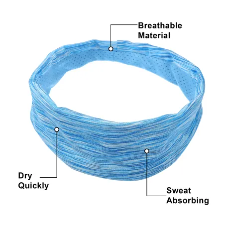 Unique Bargains - Stretchy Sport Headband Yoga Sweatband