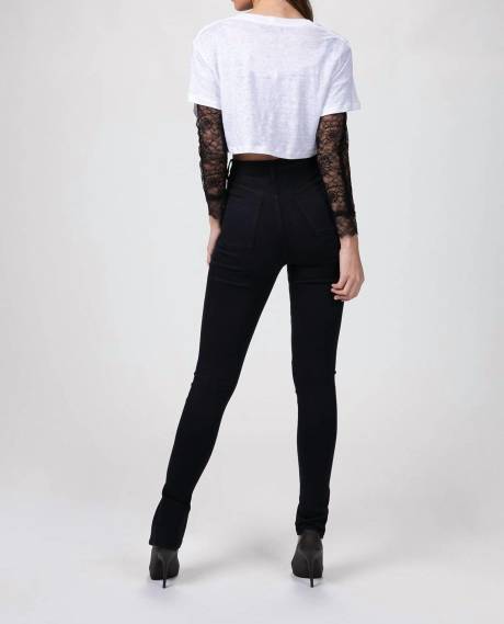 WE WORE WHAT - High Rise Skinny Zip Jean