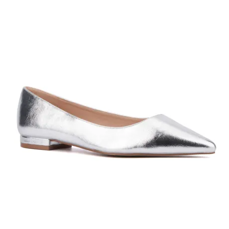 Fashion To Figure Women's Bailey Ballet Flat - WIDE WIDTH