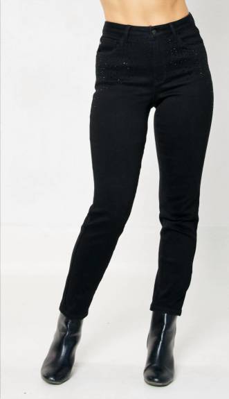 Judy Blue - Women's Rhinestone Skinny Jeans