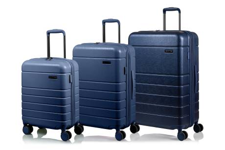 CHAMPS - Linen Collection 3pc Hardside Luggage Set