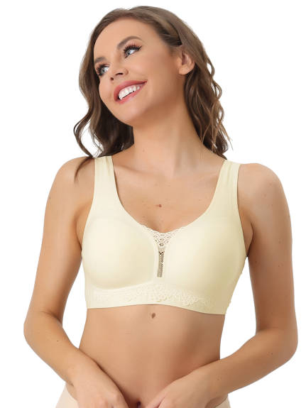 Allegra K- Wirefree Sports Bra Yoga Workout Bralettes