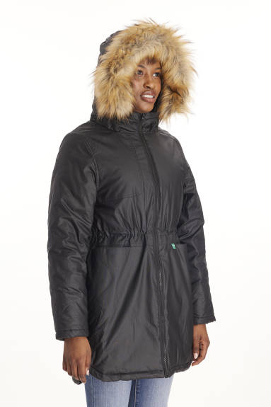 Sofia - Parka de maternité 3 en 1 en tissu ciré