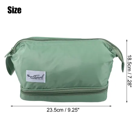 Unique Bargains- Travel Waterproof Toiletry Makeup Bag