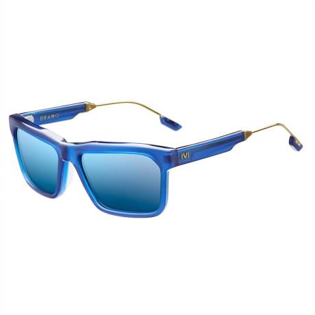 IVI VISION - Deano - Antique Brass / Pacific Blue Flash Lens