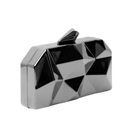 Where's That From - Melanie Geometric Pattern Clutch Bag