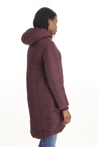 Harper -  3in1 Maternity Coat Cocoon Mid Thigh - Modern Eternity Maternity