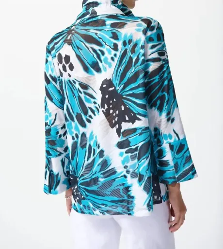 Joseph Ribkoff - Knit Jacquard Print Jacket