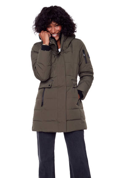 Alpine North - KOOTNEY | Parka mi-longue femme recyclée duvet végan