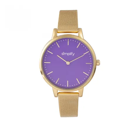 Simplify - La montre bracelet en maille 5800 - Or/Violet