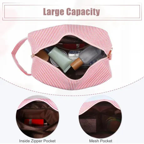 Unique Bargains- Letter L Cosmetic Travel Makeup Bag Organizer