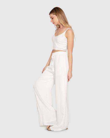 Belle & Bloom Everywhere All At Once Wide Leg Pant