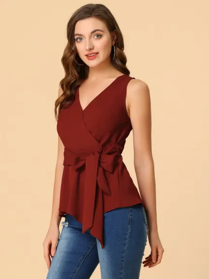 Allegra K- Satin Spaghetti Strap Top