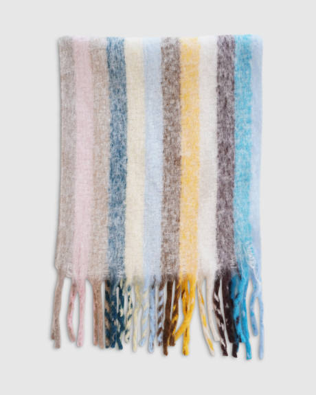 Candy Man Striped Scarf - Multi