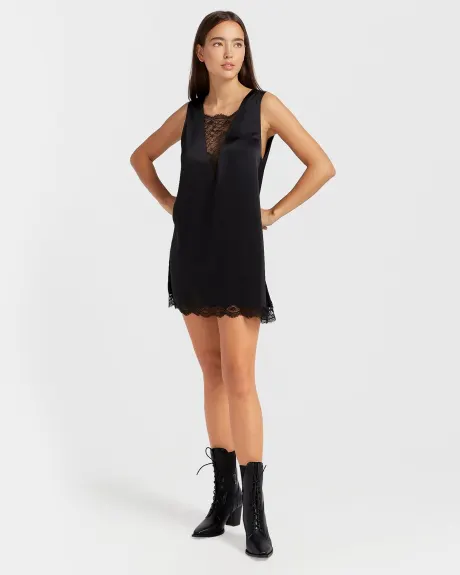 Belle & Bloom After Party Lace Mini Dress