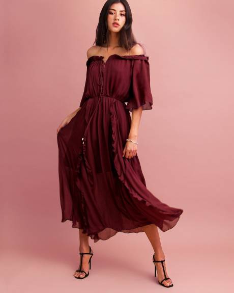 Belle & Bloom Amour amour robe mi-longue