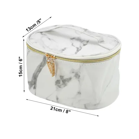 Unique Bargains- Marble Print Travel Bag Makeup Organizer