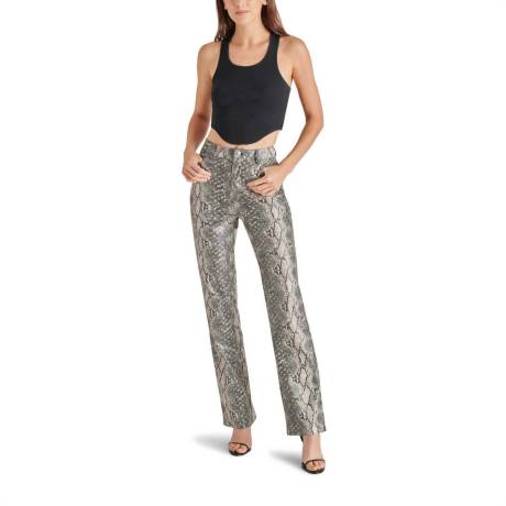 STEVE MADDEN Pantalon Loren en fausse peau de serpent