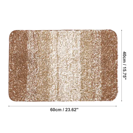 Unique Bargains - Tapis de salle de bain antidérapant dégradé de couleur