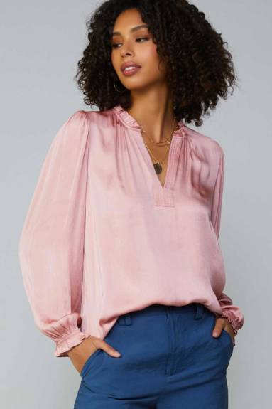 current air - Vienna Long Sleeve Blouse