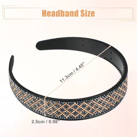 Unique Bargains- 1 Pcs bandeau à large bord