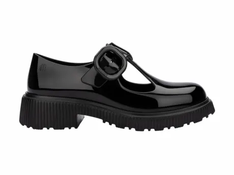 Chaussures plates Melissa pour femmes en noir