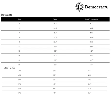 Democracy Jeans Boot à taille haute