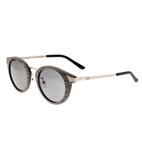 Earth Wood - Zale Polarized Sunglasses - Walnut Zebrawood/Rose Gold