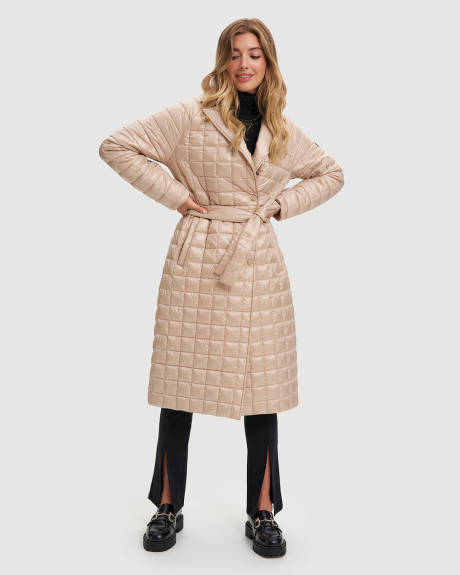 Noize - Manteau matelassé long Alaia