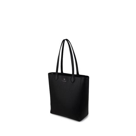 Lambert - The Claire - Black Vegan Leather Tote Bag