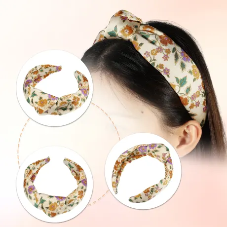 Unique Bargains- Classic Floral Knotted Headband