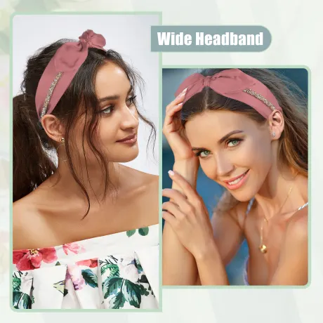 Unique Bargains- Bunny Ears Wide Bow Headbands