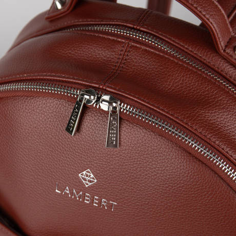 Lambert - Le Charlotte - Sac à dos en cuir vegan rosewood