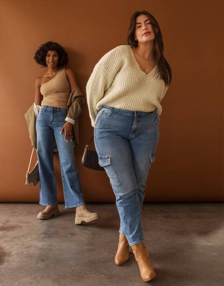 Yoga Jeans- Coupe Décontractée Taille Classique