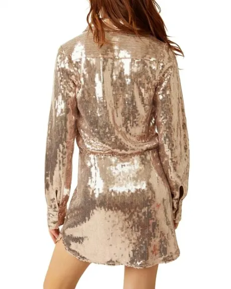 Free People - Sophie Sequin Mini Dress