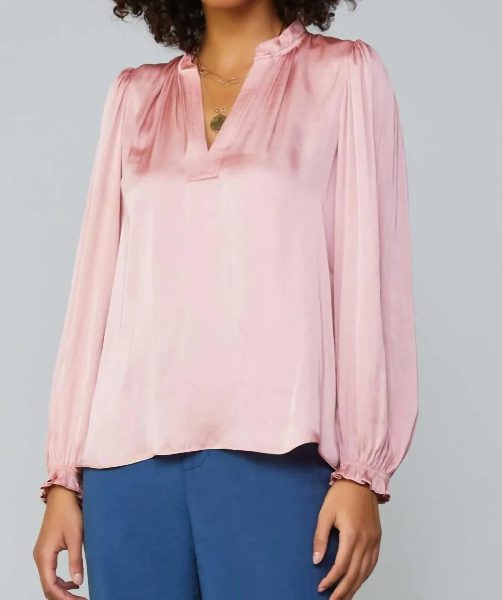 current air - Vienna Long Sleeve Blouse