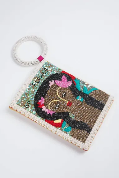 ETHNiQUE - Etta Handmade Beaded Wristlet