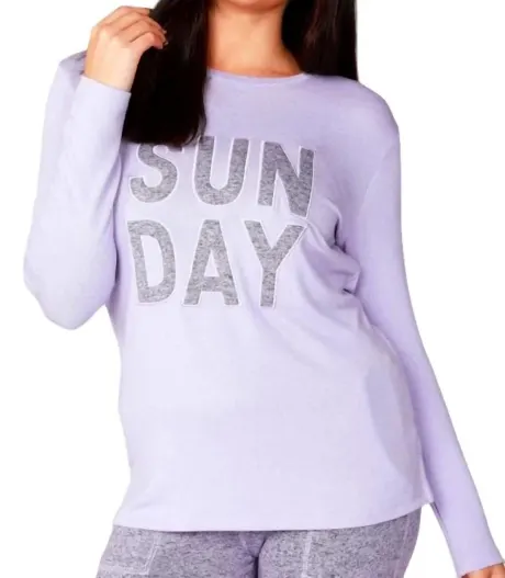 french kyss - Long Sleeve Sunday Crew Top