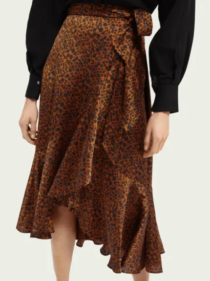 SCOTCH & SODA - Printed Wrap Skirt