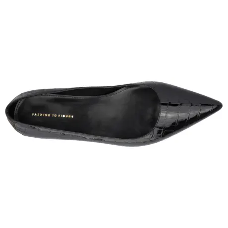 Fashion To Figure Women's Bailey Ballet Flat - WIDE WIDTH